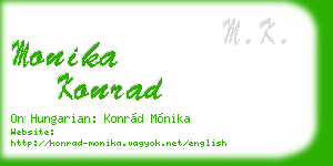 monika konrad business card